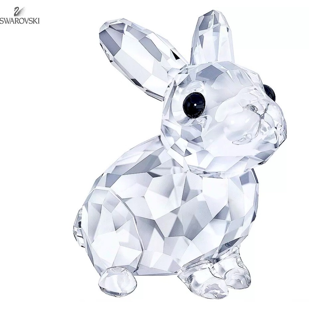 NIB Authentic Swarovski Adorable Baby Rabbit Bunny Crystal Figurine #5723652